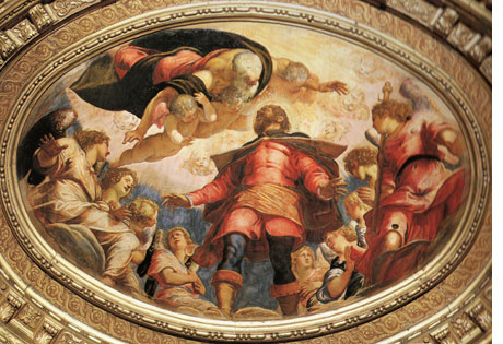 plafond San Rocco Tintoret